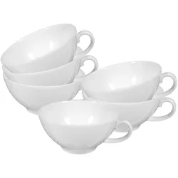 TEETASSEN Rondo/Liane weiß 0,14 l 6er Set