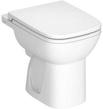 Vitra S20 Stand-Flachspül-WC 5516L003-0075 36x52,8cm, 3/6 Liter Spülvolumen, Abgang waagerecht, weiß