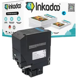 Inkadoo, Toner, Toner kompatibel mit Lexmark 74C20Y0 Toner