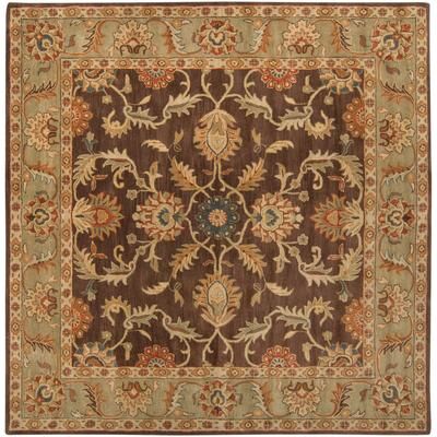 Livabliss Artistic Weavers Coliseum Hand Tufted Traditional Border Wool Area Rug