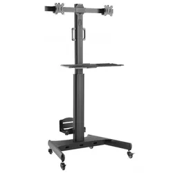 EFB ICA-TR42 TV Trolley für für 2x LCD LED TV 13-32” Dual ICATR42