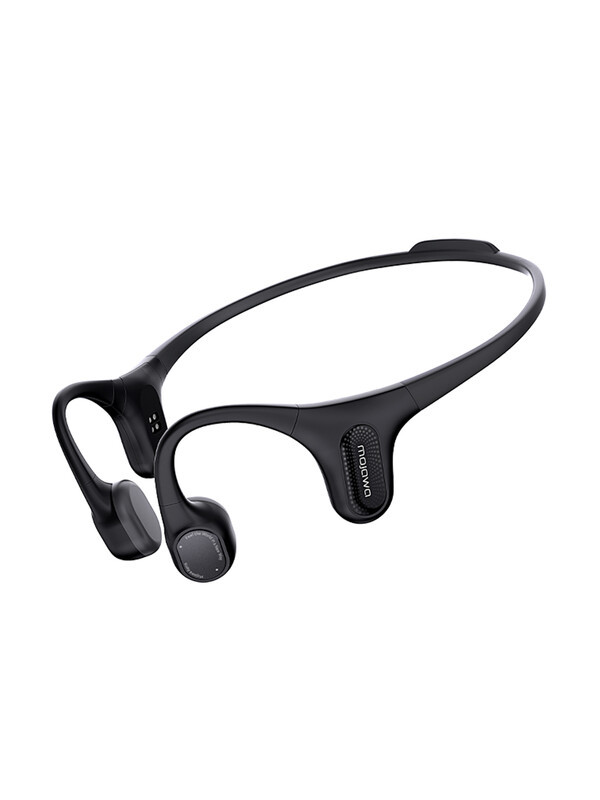 Mojawa Aerra sporthoofdtelefoon met beengeleiding, IP67 waterdicht, draadloos Bluetooth met microfoon, zwart