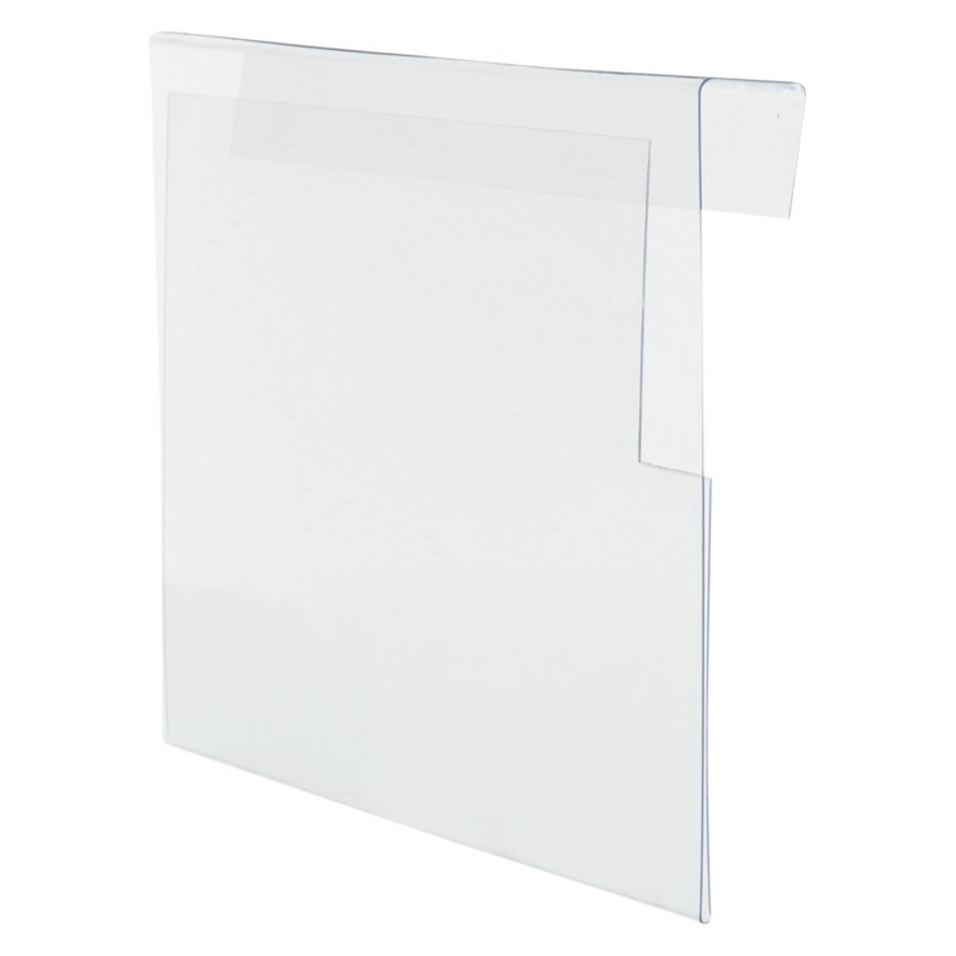 Eichner Hartkunststofftasche für Aufsatzrahmen A5 quer, transparent (A5, 50x) (9225-30031-110)