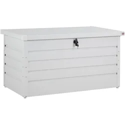 Gartenbox Metall 385L Hellgrau wasserdicht abschließbar