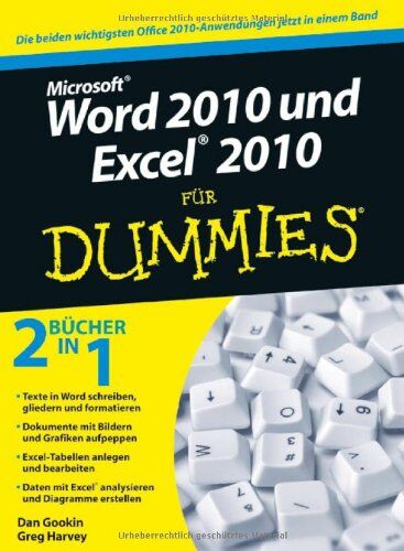 Dan Gookin - Word 2010 und Excel 2010 für Dummies: Sonderausgabe - Preis vom 09.10.2026 07:28:09 h