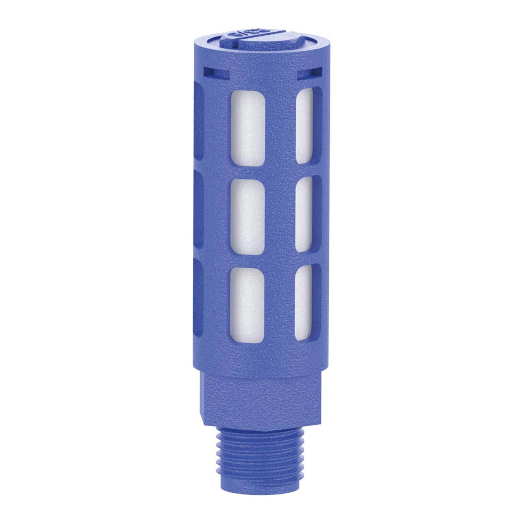 Riegler Kunststoff-Schalldämpfer, Polyethylen-Dämpferelement, G 1/8 (SD18PE)