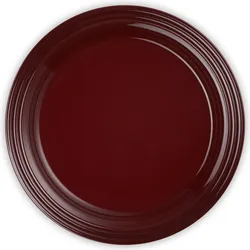 Le Creuset Teller für Mittagsgerichte 27 cm burgunderrot