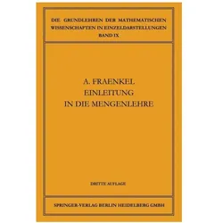 Fraenkel:Einleitung in die Mengenlehre, Fachbücher von Abraham Adolf Fraenkel