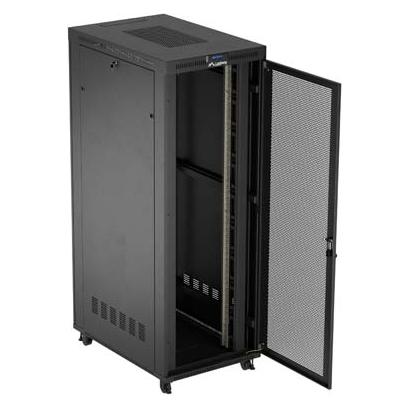 Lanberg 19" 47U 800x1200 freist. LCD perfor.Tür (FlatPack)sw (Speditionsversand) (47 HE, 19 Zoll Rack) (FF01-8247-23BL)
