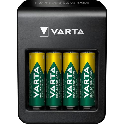 Varta LCD Plug Charger+ inkl. 4 Akkus 2100 mAh AA
