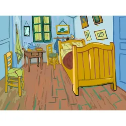 Ravensburger CreArt, Malen nach Zahlen Art Collection - Schlafzimmer in Arles (Van Gogh)