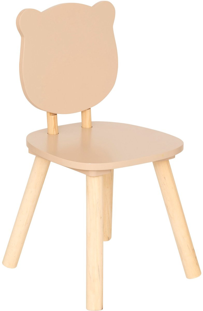 Bo Kids Kindertafel met Kinderstoel Teddybeer - Beige