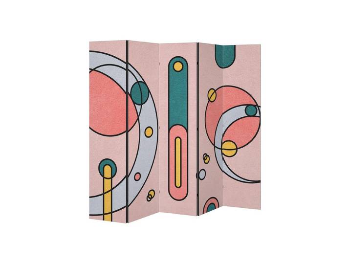SPACEREBELS Paravent, Raumteiler - 3-teilig Raumtrenner, Druck 2-Seite