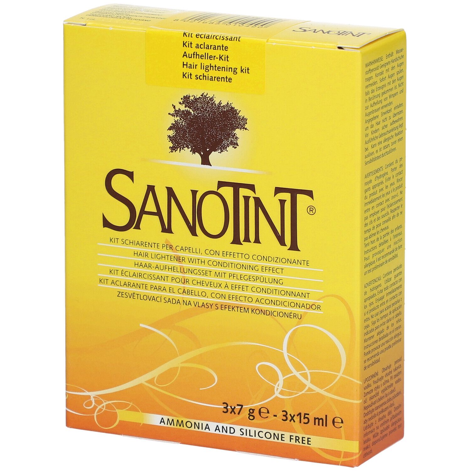 Sanotint Kit Set mit Aufheller 1 St Tinktur