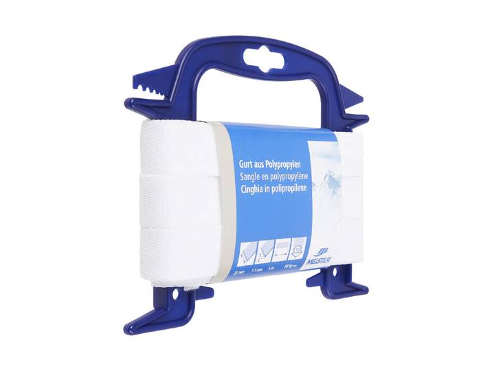 Meister + Co Gurtband Polypropylen Weiss