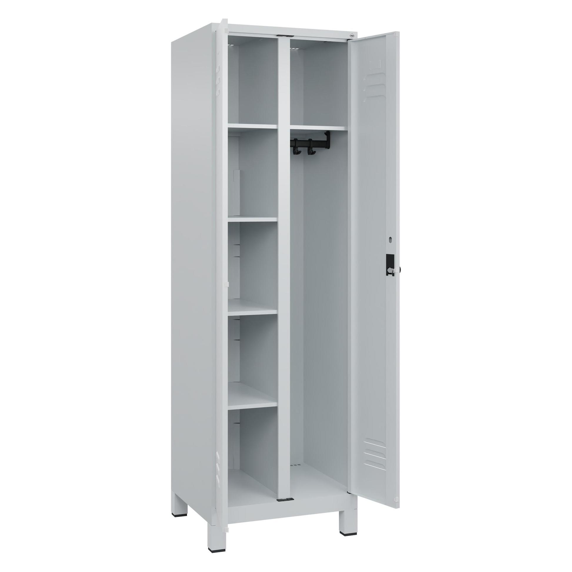 C+P CP Spind Classic Plus lichtgrau 080610-20 S10009, 1 Schliessfach 60,0 x 50,0 x 195,0 cm (60 cm, 195 cm) (080610-20|S10009)