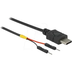 DELOCK 85420 - USB Stromkabel Typ-C auf 2x 1-pin Header, 30 cm