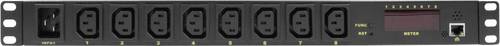 LogiLink PDU8P01 19 Zoll Netzwerkschrank-Steckdosenleiste 1 HE Kaltgeräte-Steckdose C13 10A Festeinbau Schwarz