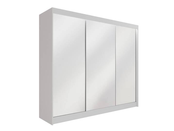 KLEIDERSCHRANK AMOHA mit LED - 250 cm - Weiß