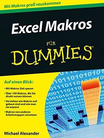 Michael Alexander - Excel Makros für Dummies - Preis vom 09.10.2026 07:28:09 h