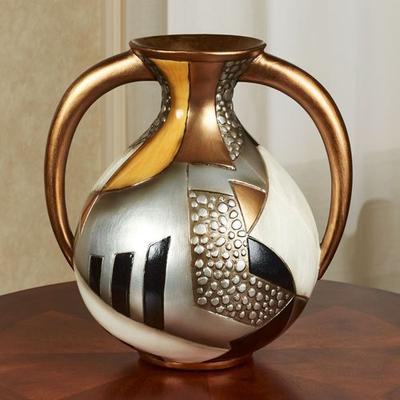 Touch of Class Earths Essence Decorative Vase Multi Metallic , Multi Metallic