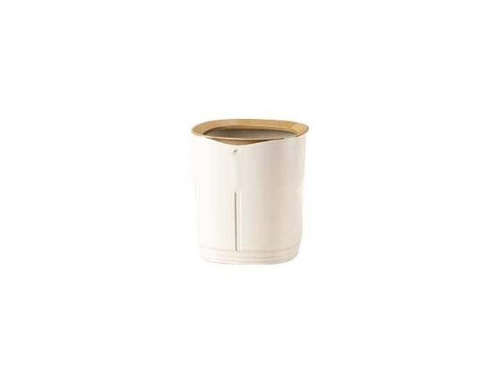 YUHANXINHESHE Kapazität Schlafzimmer Büro Badezimmer Haushalt Mülleimer Wohnzimmer Küche Groß Kreativ Leicht Luxus(White,Large)