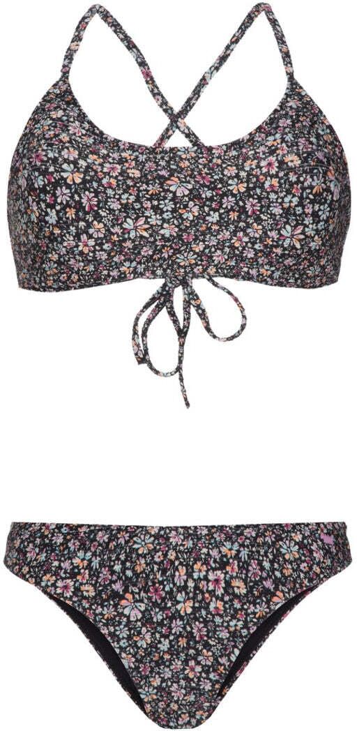 Bügel-Bikini PROTEST "Bikini PRTZUATA", Damen, Gr. XS, EURO, schwarz (true schwarz), Obermaterial: 85% Polyamid PA. 15% Elasthan EL., Bikini-Sets Bügel-Bikini true schwarz XS, EURO