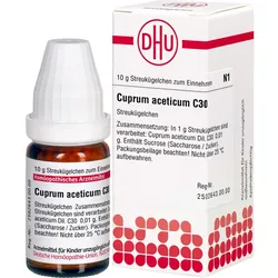 Cuprum Acet C30 10 G