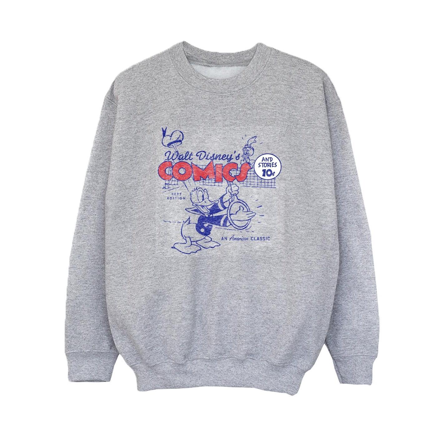 Disney Jongens Donald Duck Comics Sweatshirt (Sportgrijs)