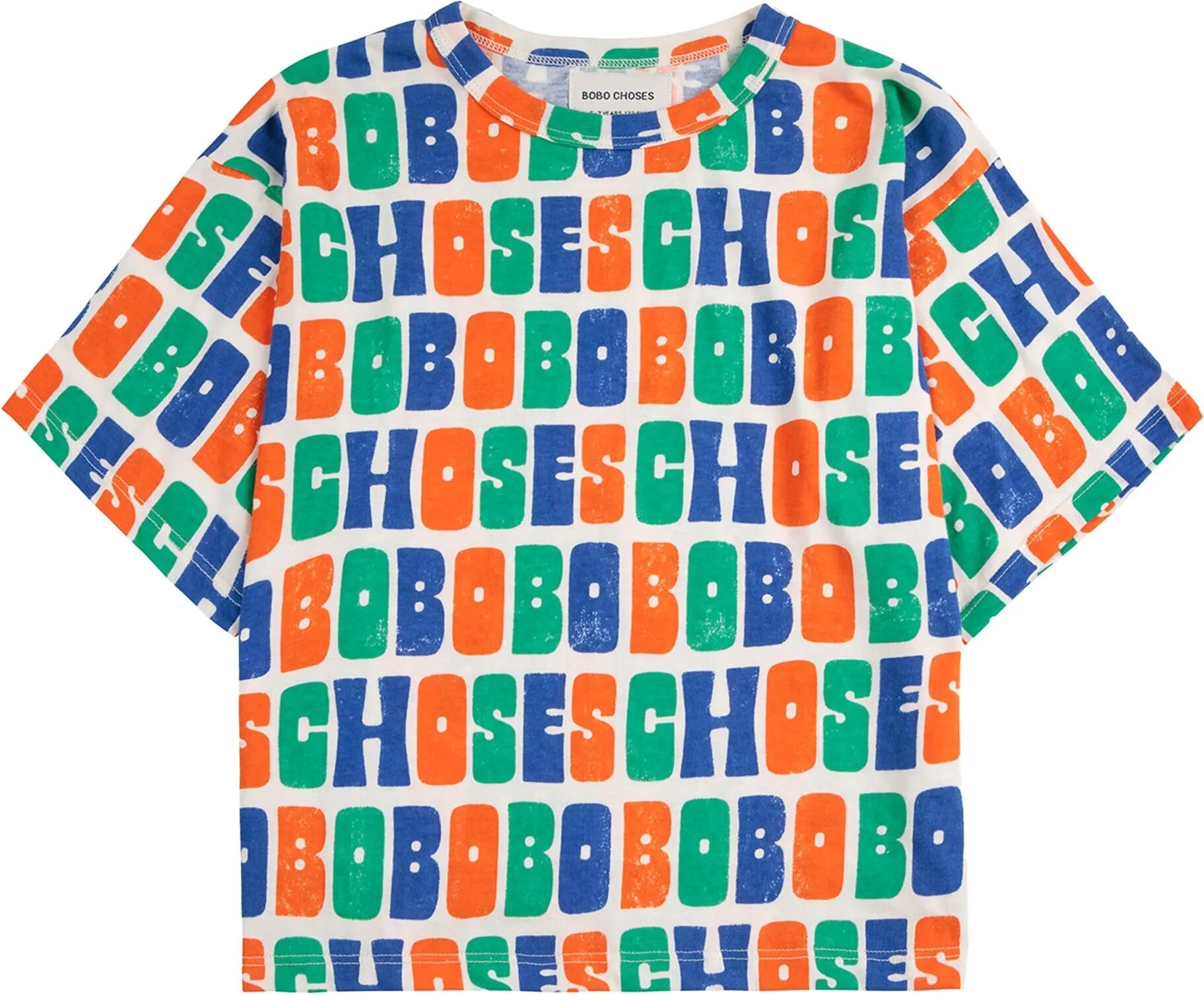 Bobo Choses T-Shirt Choses Coton Bio Blanc 10/11 ans