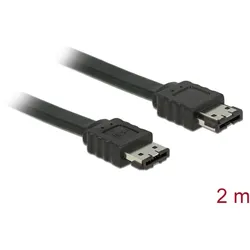 Delock Kabel eSATA 3 Gb/s Buchse > eSATA Buchse 2 m schwarz