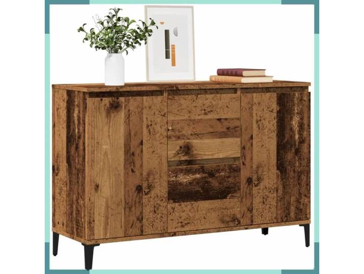 ASHATA Buffet vieux bois 102x35x70 cm bois d'ingénierie -FHE856486