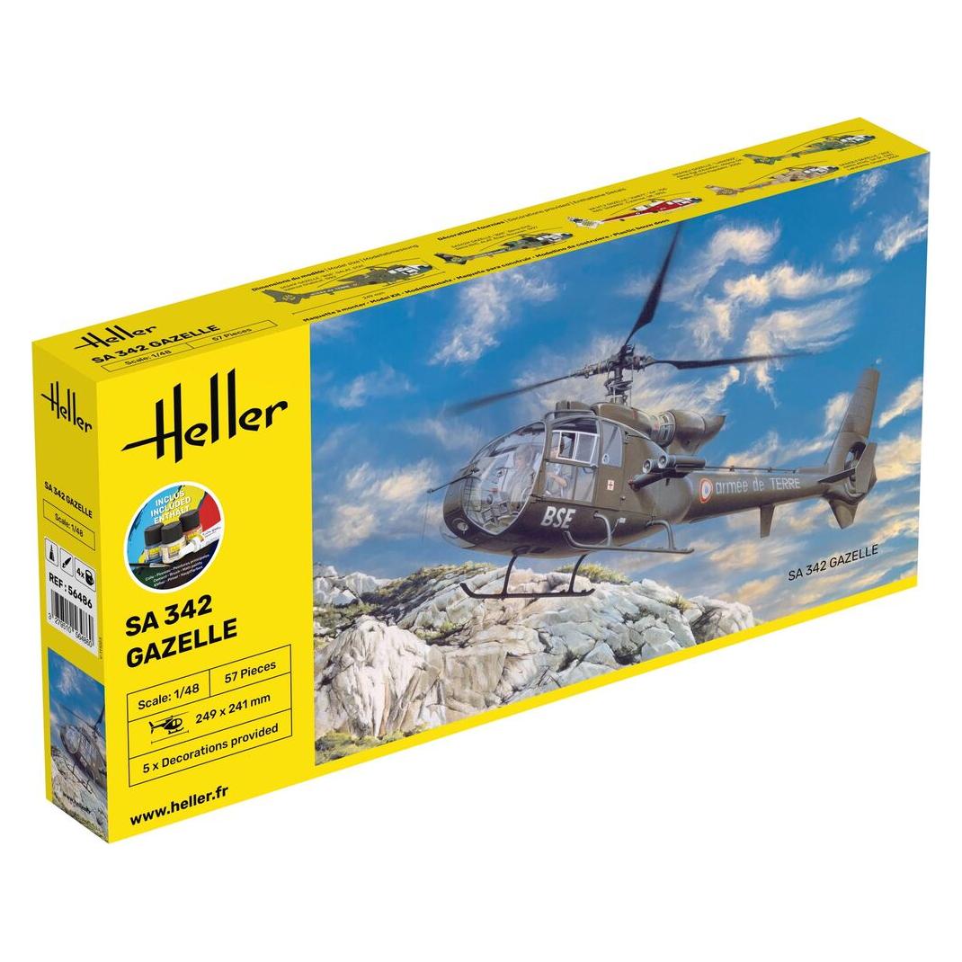 Heller STARTER KIT SA 342 Gazelle (56486)