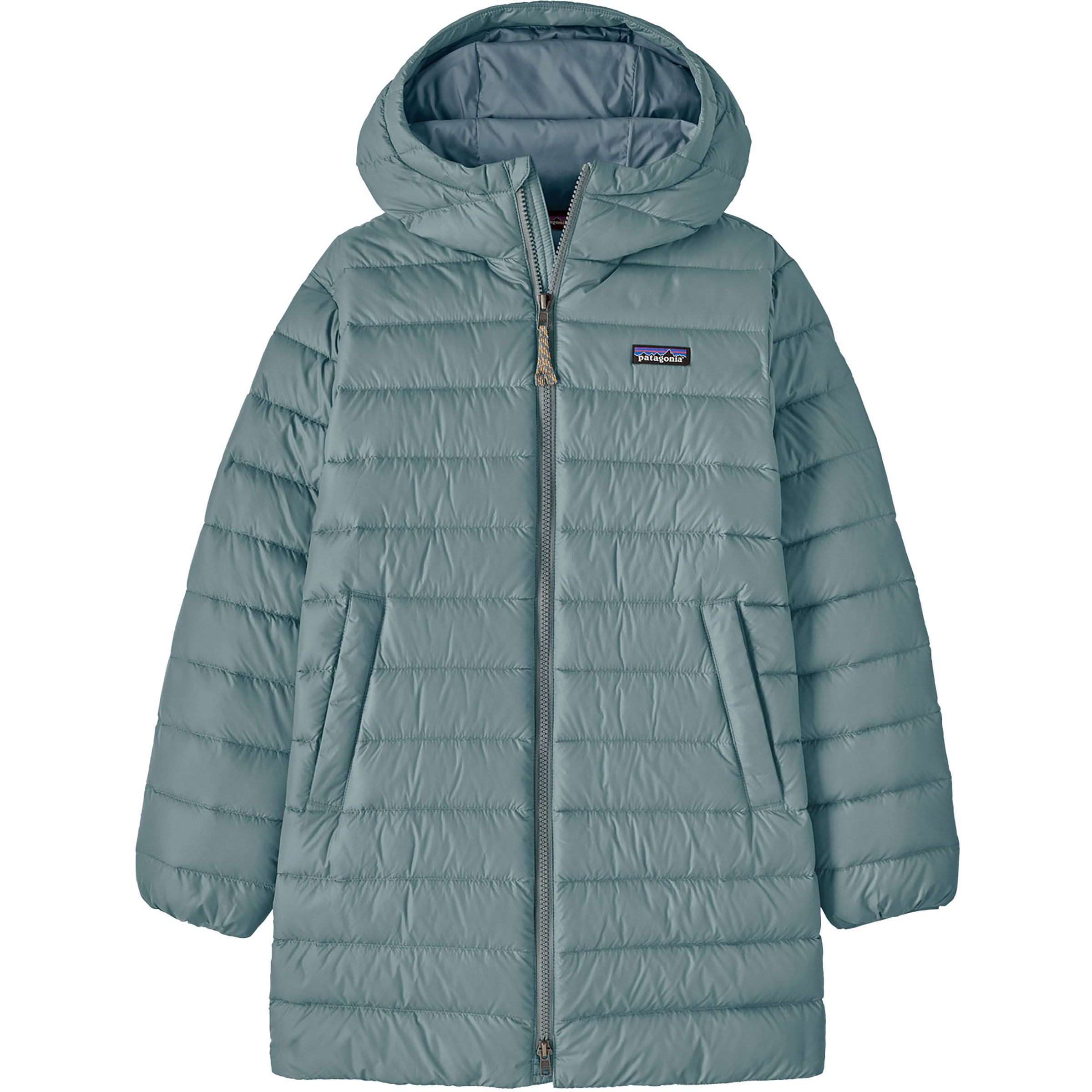 Patagonia Down Sweater Parka Kinder Winterjacke blau Größe 140 Lifestyle Wasserabweisend Wasserabweisend
