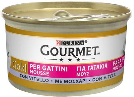 Nestle' Gold Mousse Gattini Vitello85g