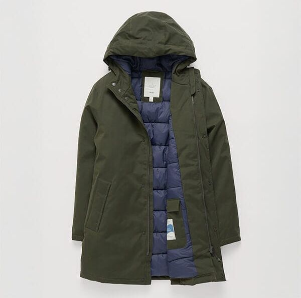 Seasalt Mens Gybe Waterproof Coat Woodland
