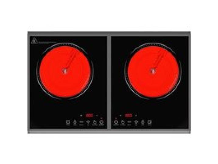 Plaque Vitrocéramique 220V 3600W Commande Tactile LED 9 Niveaux De Puissance Sécurité Enfant Minuterie 4H Protection Surchauffe