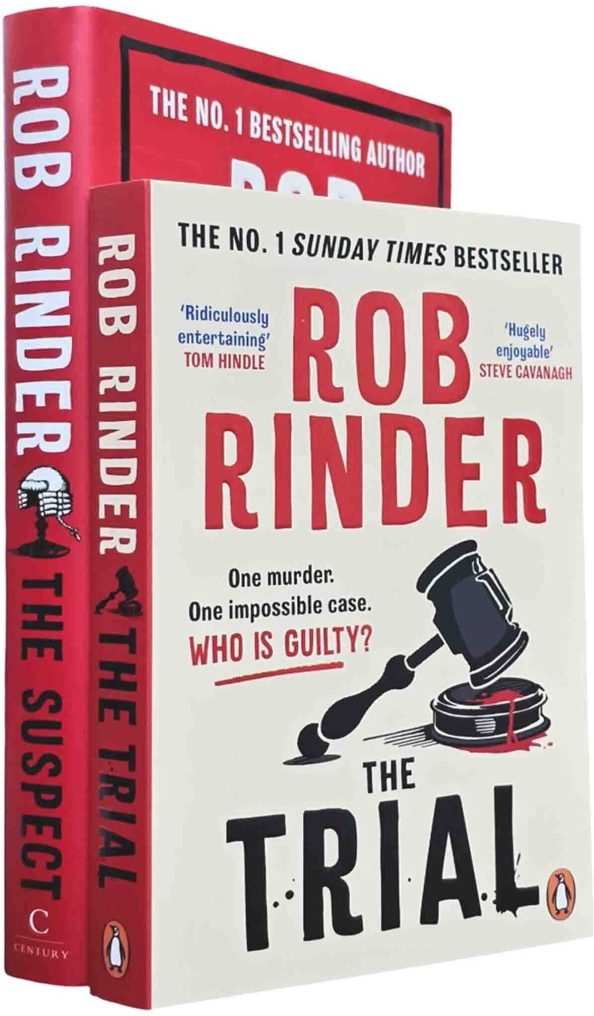 Rob Rinder: The Trial & The Suspect 2 Books Collection Set - Fiction - Paperback/Hardback Penguin