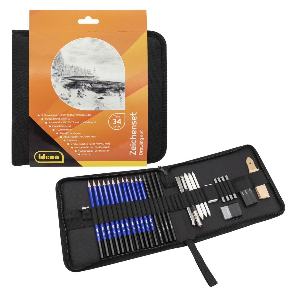 Idena Zeichenset 34 Teile (52287778)