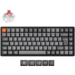 Keychron Error (DE, Kabellos), Tastatur, Grau
