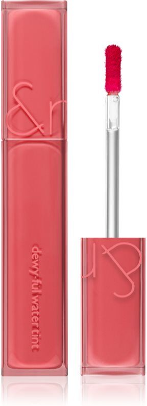 rom&nd Dewy Ful Water Tint long-lasting lip gloss shade #01 In Coral 5 g