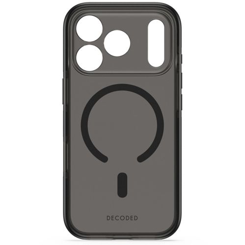 Decoded DropTec Transp. Backc. iPhone 18 Pro Max Frost Black