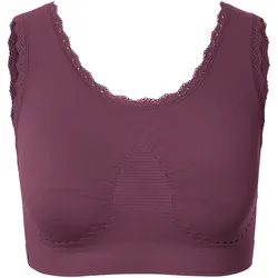 Tchibo - Seamless-Bustier - Damen - Gr. S - bordeaux