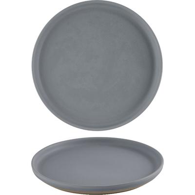 Churchill Emerge Seattle Grey Teller Flach Mit Steilrand 26cm