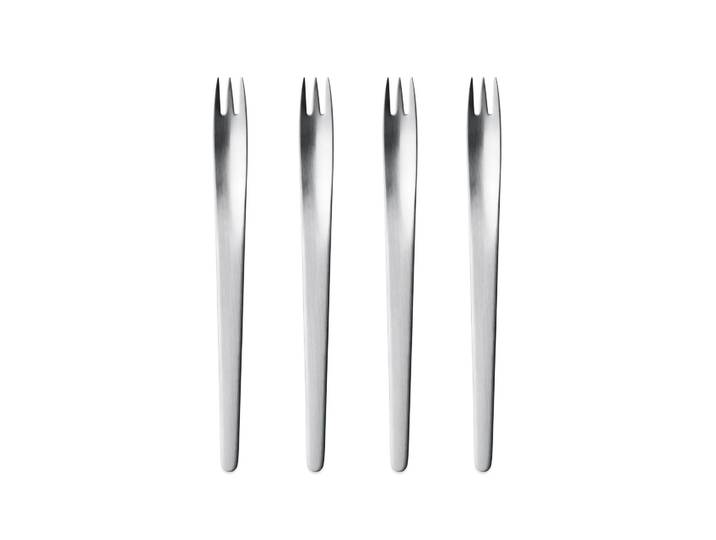 Georg Jensen Fourchette à gâteau Arne Jacobsen lot de 4