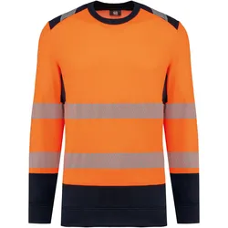 Kariban, Arbeitsoberteil, Recycelter Sicherheits-Sweatshirt mit Rundhalsausschnitt (6XL)