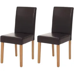 ESSZIMMERSTUHL Braun 2er-Set
