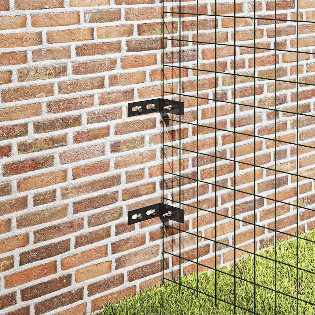 vidaXL Wandhoekverbinder, 10 sets, antraciet