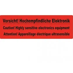 Dreifke® Aufkleber | Verpackungsetiketten mit Hinweisen - 149x48 mm Papier selbstklebend, 500 St
