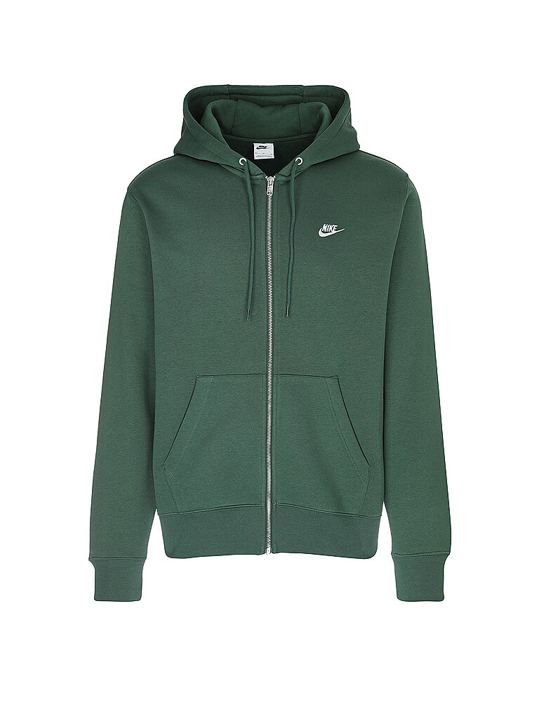 Nike Herren Kapuzenjacke Club dunkelgrün   S M